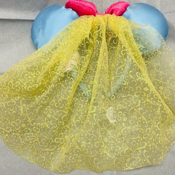 Disney Parks Snow White Princess Veil Minnie Mouse Ears Plush Headband - Picture 3 of 5